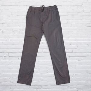Katin Mens Purple Chino Pull-on Pants Drawstring Size Large 30" inseam